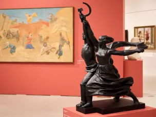 В выставочном центре «Пакгауз» открылась экспозиция «Герои и будни. Советское изобразительное искусство»